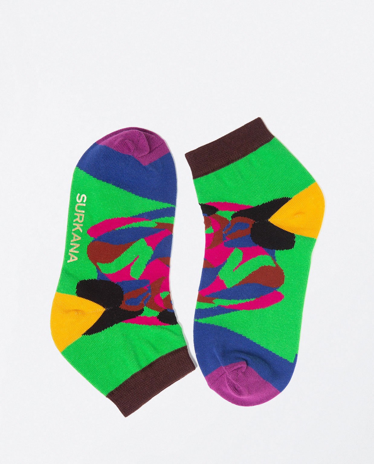 Printed knitted ankle socks Multi