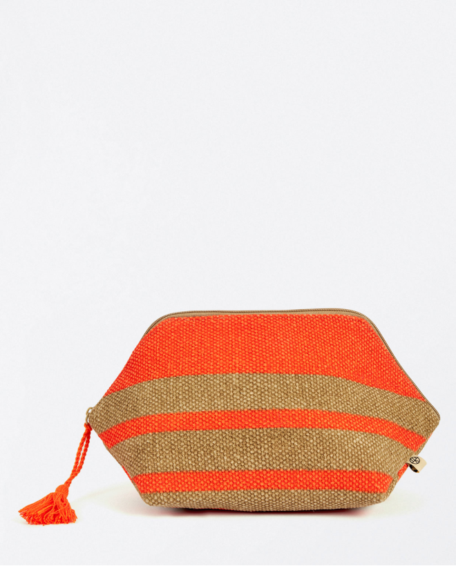 Trousse de toilette de plage en tissu Orange