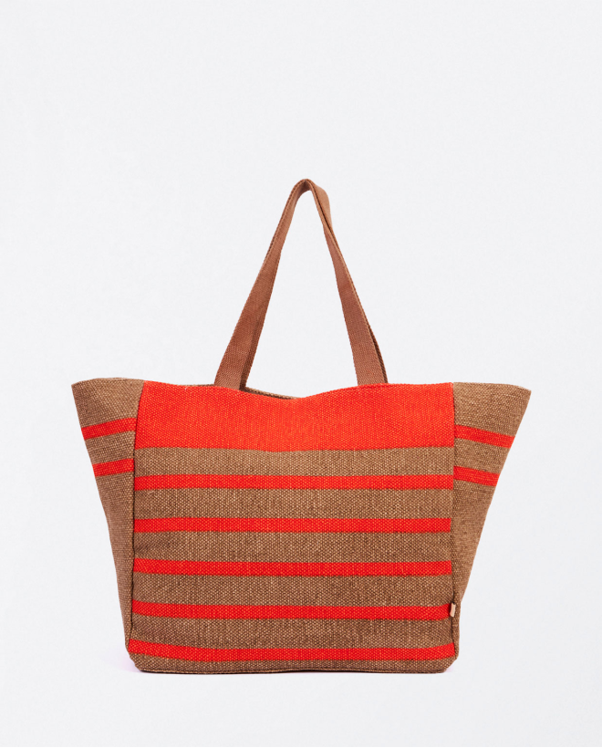 Sac de plage en tissu Orange