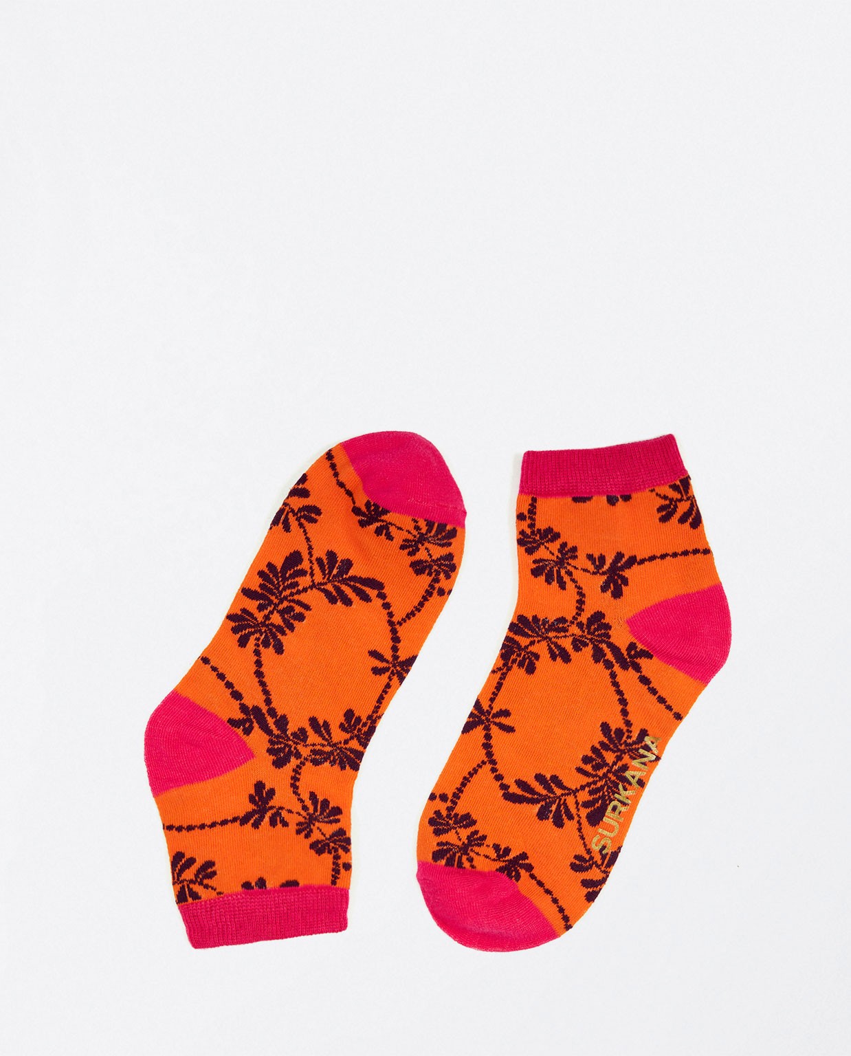 Chaussettes imprimées Corail