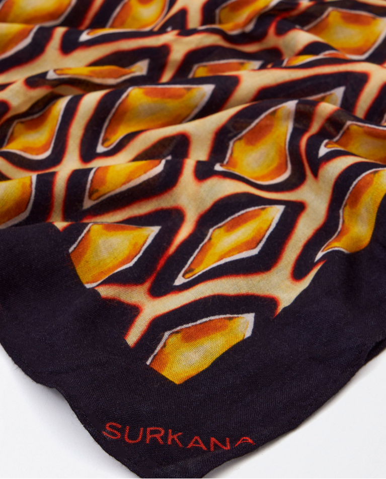 Printed sarong scarf Multi