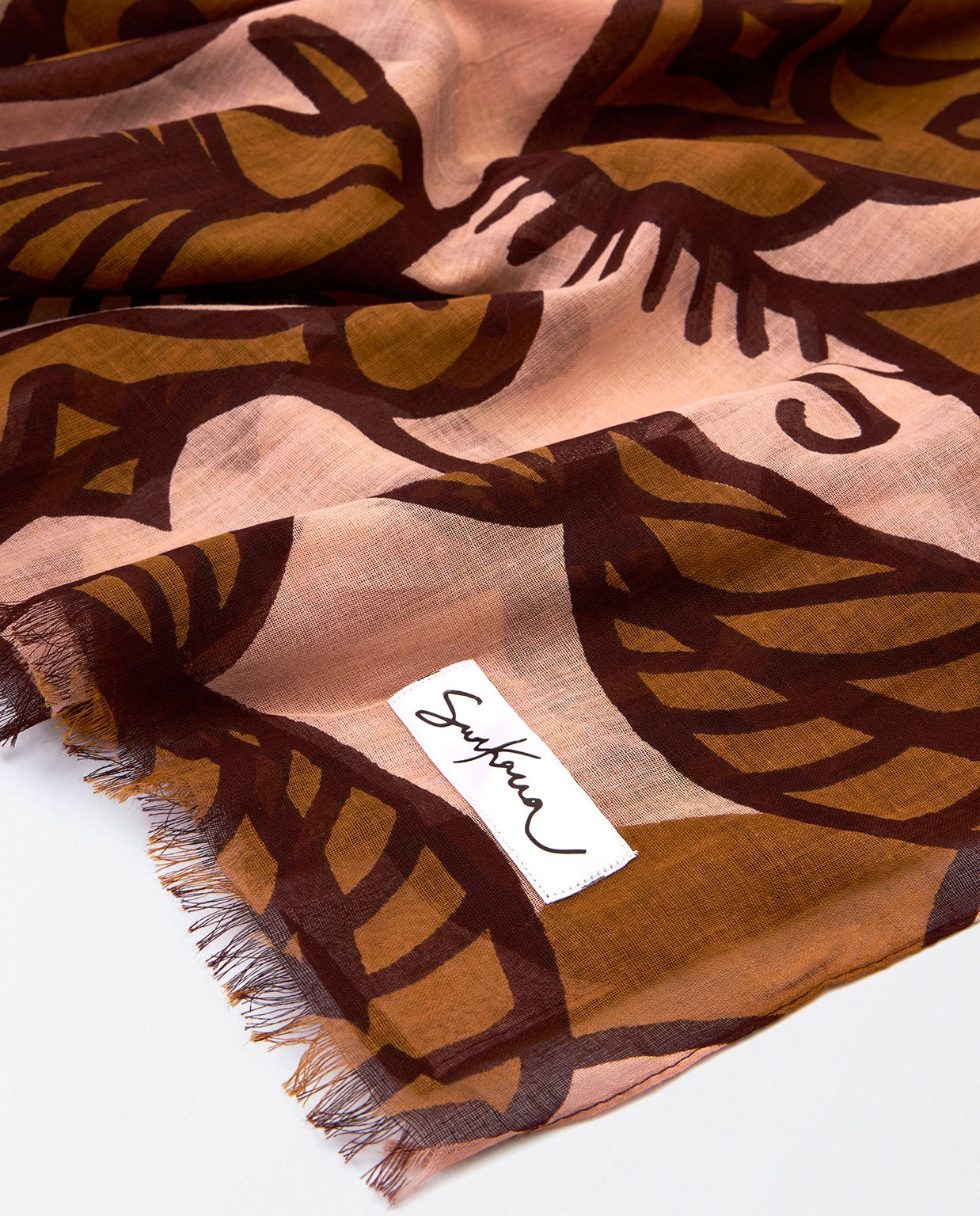 Foulard imprimé Khaki