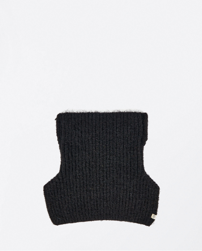 Knit turtleneck Black