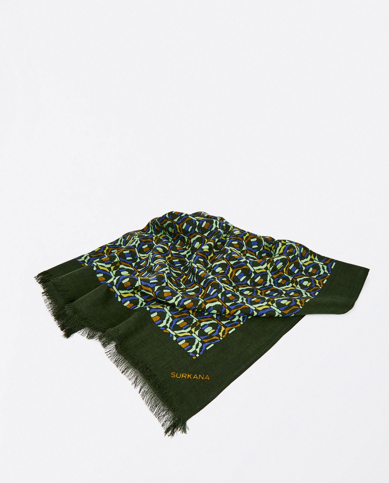 Foulard en viscose imprimé Vert