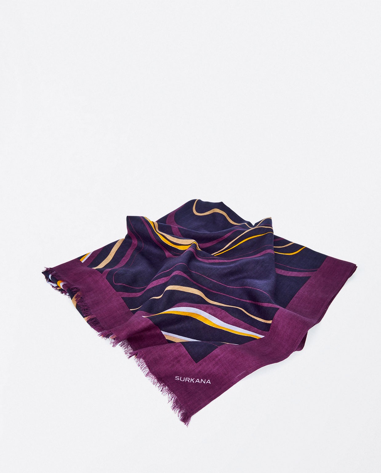 Foulard en viscose imprimé Violet