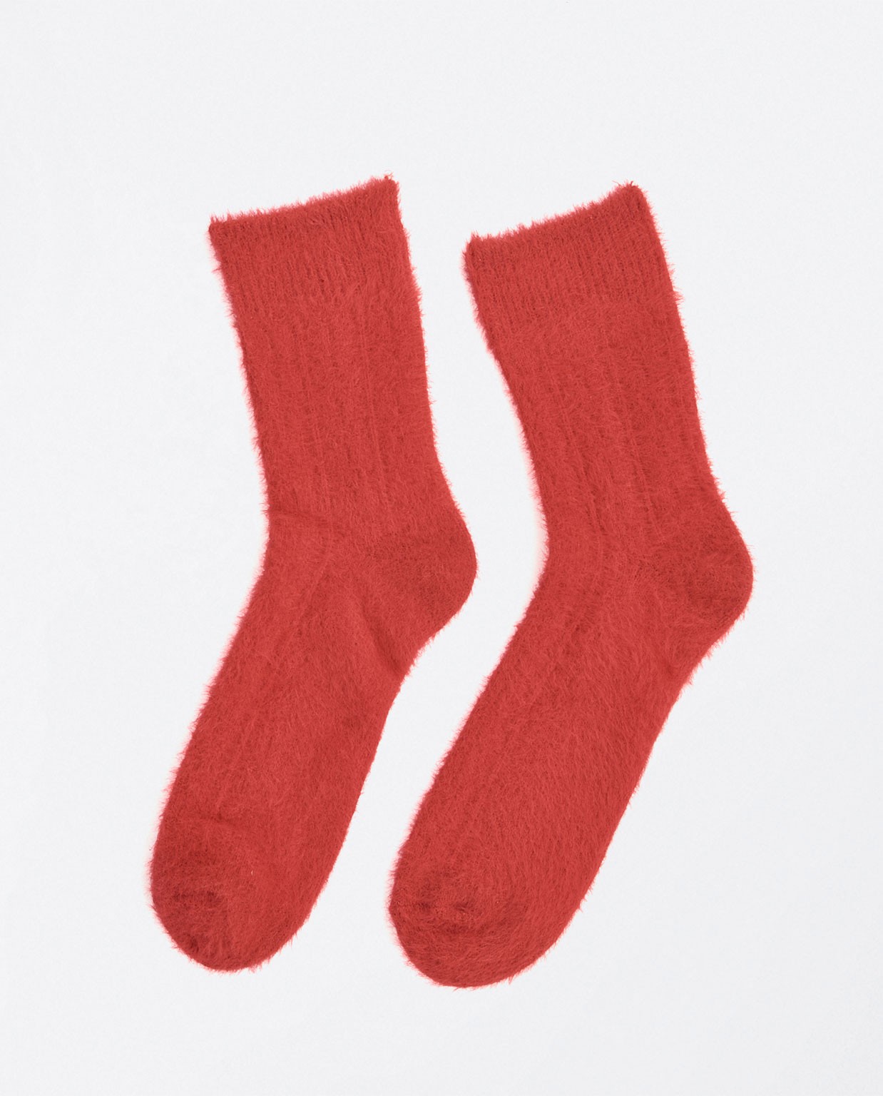 Chaussettes à demi-poils Rouge