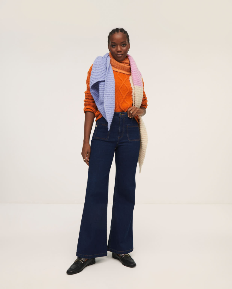 Wide leg trousers Blue