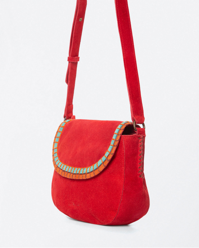 Nappa leather shoulder bag...