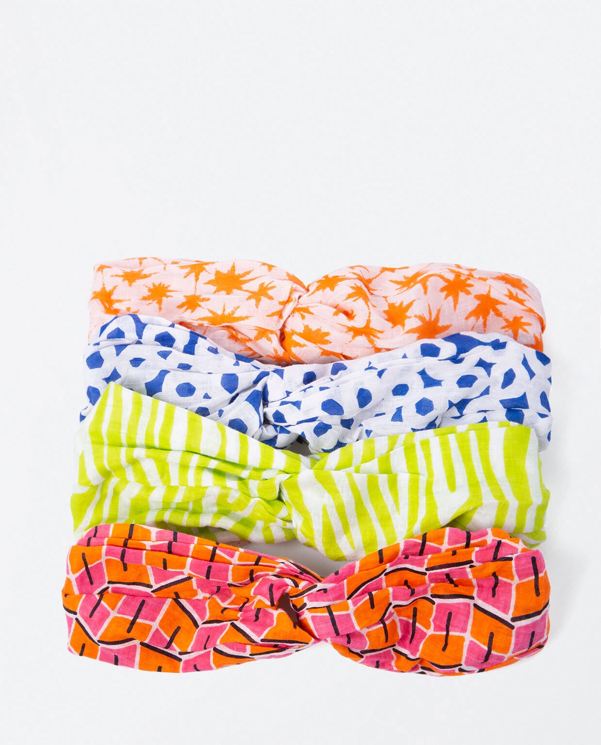 Bandeau large imprimé  Vert