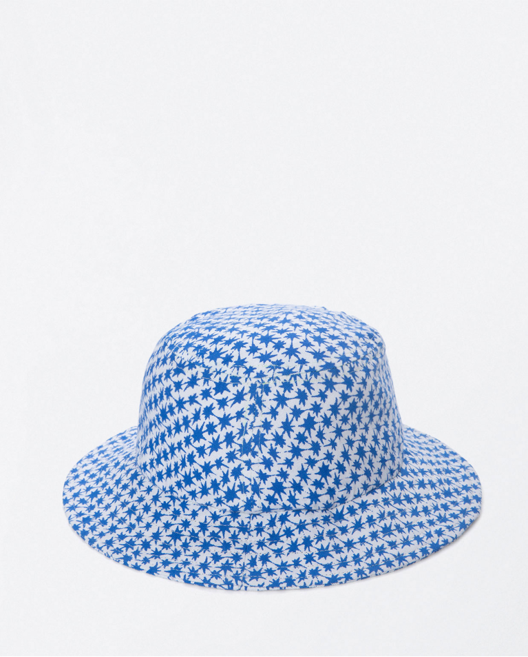 Chapeau de pêcheur imprimé Bleu