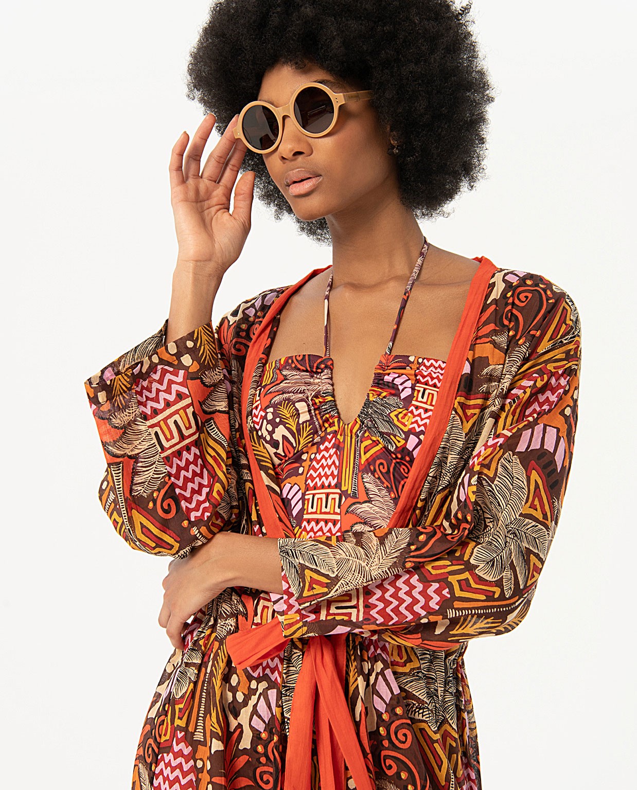 Lunettes de soleil haute protection Beige