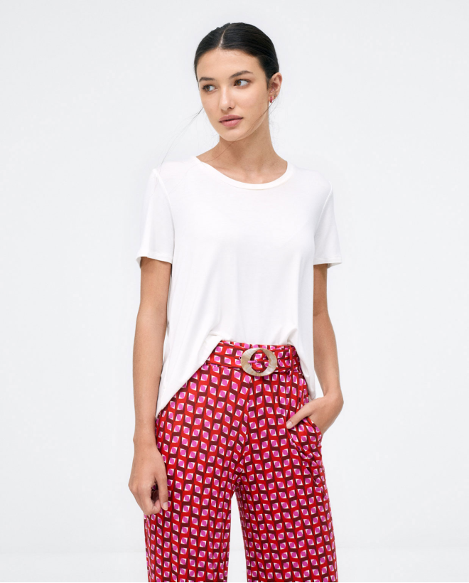 Pantalon long et droit avec...