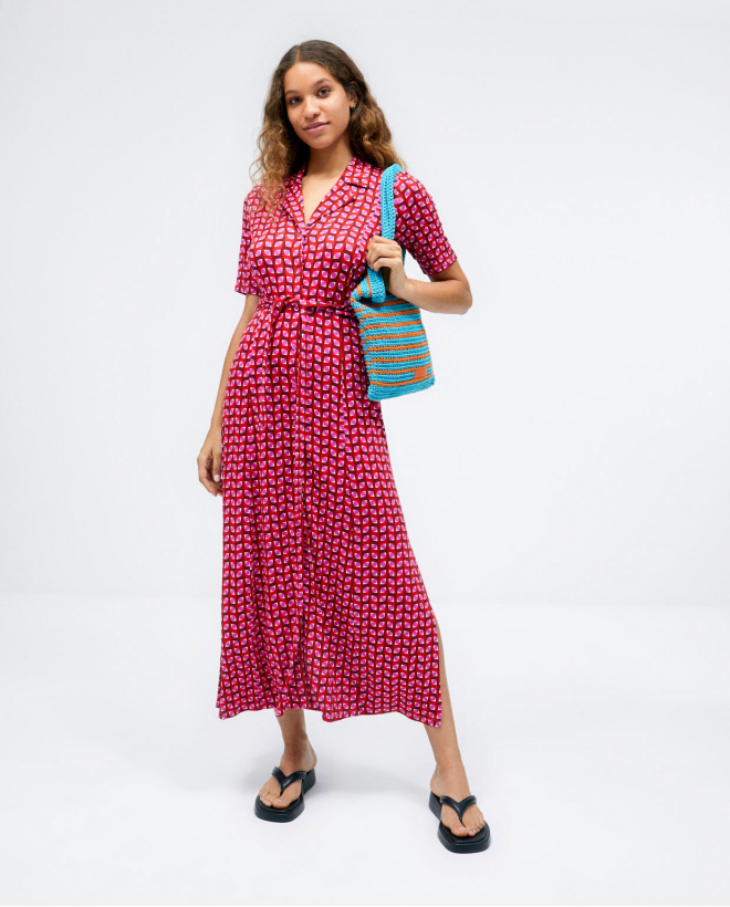 Robe chemise longue....