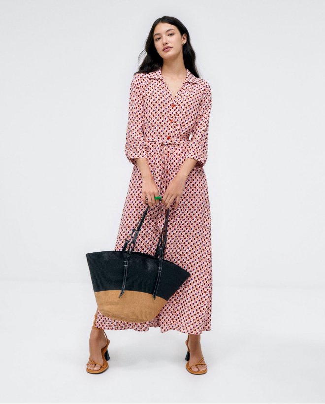 Robe chemise longue....