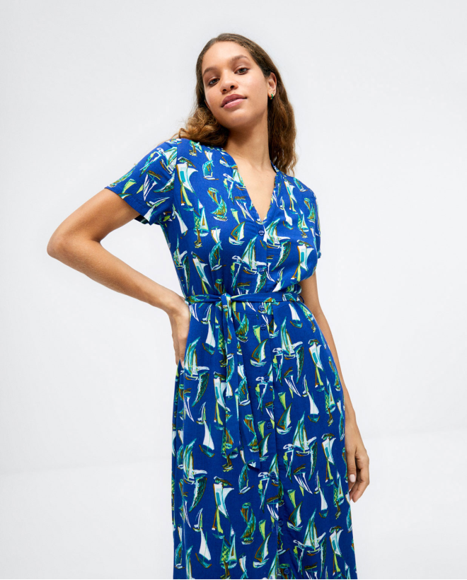 Robe chemise longue....