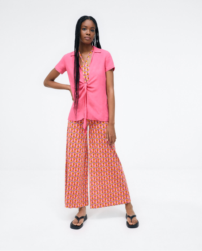 Long and wide trousers....