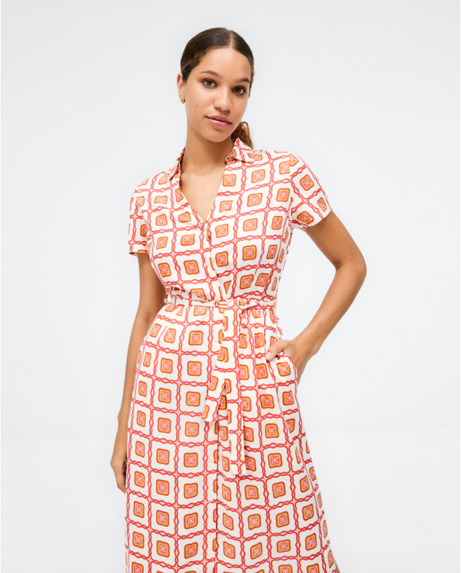 Robe chemise longue....