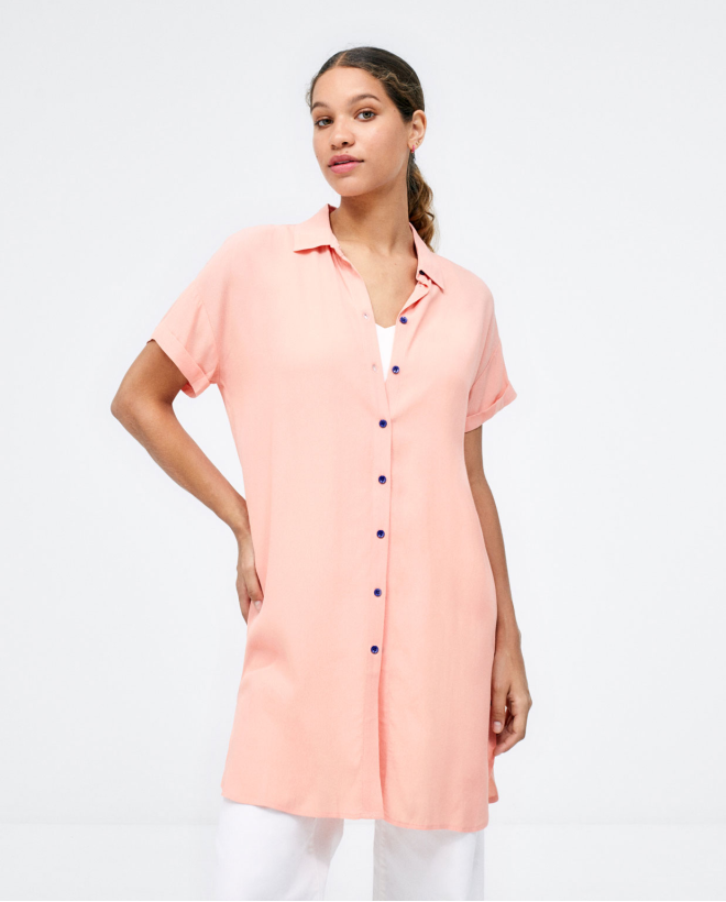 Chemise à manches longues...