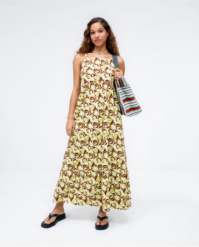 Robe longue à bretelles....